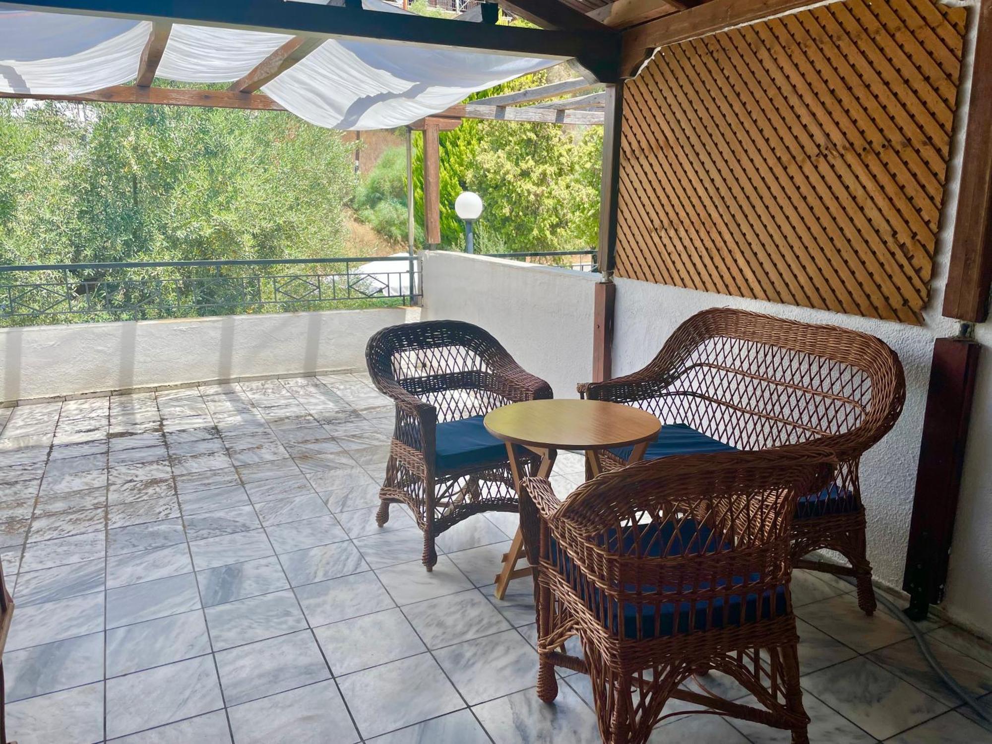 Three Sisters House Villa Mola Kalyva Exterior photo